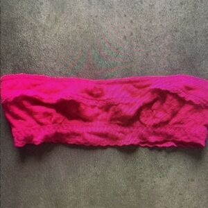 Vibrant Pink Bandeau Top